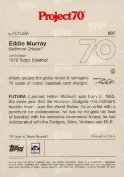 2021-22 Topps Project70 #807 Eddie Murray Back