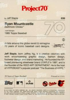 2021-22 Topps Project70 #836 Ryan Mountcastle Back