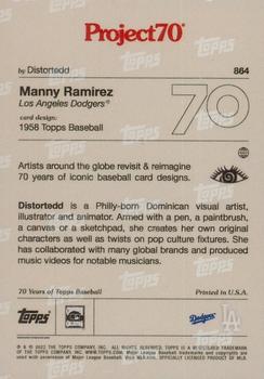 2021-22 Topps Project70 #864 Manny Ramirez Back