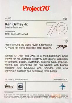 2021-22 Topps Project70 #868 Ken Griffey Jr. Back