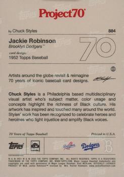2021-22 Topps Project70 #884 Jackie Robinson Back
