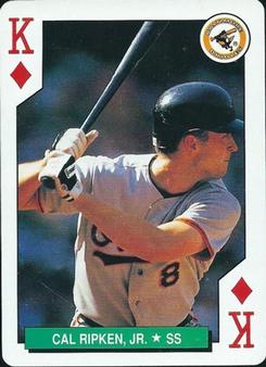 1991 International Playing Card Co. Major League All-Stars Playing Cards #K♦ Cal Ripken Jr. Front