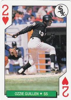 1991 International Playing Card Co. Major League All-Stars Playing Cards #2♥ Ozzie Guillen Front