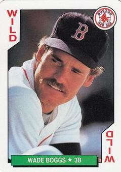 1991 International Playing Card Co. Major League All-Stars Playing Cards #WILD Wade Boggs Front