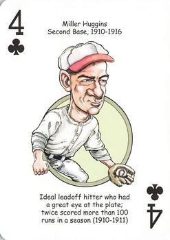 2012 Hero Decks St. Louis Cardinals Baseball Heroes Playing Cards #4♣ Miller Huggins Front