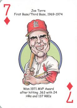 2012 Hero Decks St. Louis Cardinals Baseball Heroes Playing Cards #7♦ Joe Torre Front