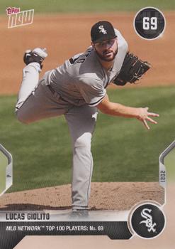 2021 Topps Now MLB Network's Top 100 #T-69 Lucas Giolito Front