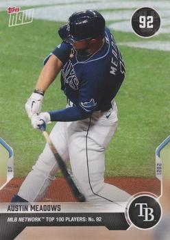 2021 Topps Now MLB Network's Top 100 #T-92 Austin Meadows Front