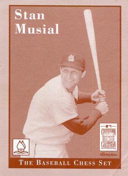 1996 Danbury Mint Baseball Chess Set Cards #NNO Stan Musial Front