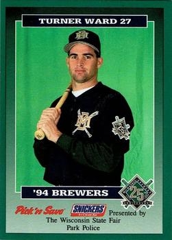 1994 Milwaukee Brewers Police - Wisconsin State Fair Park Police #NNO Turner Ward Front
