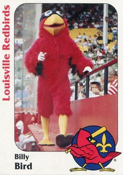 1991 Louisville Redbirds #1 Billy Bird/Checklist Front