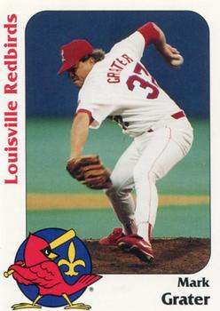 1991 Louisville Redbirds #7 Mark Grater Front