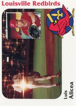 1991 Louisville Redbirds #17 Luis Alicea Front