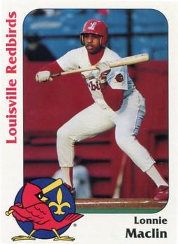 1991 Louisville Redbirds #25 Lonnie Maclin Front