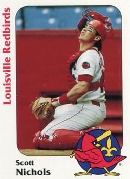 1991 Louisville Redbirds #29 Scott Nichols Front