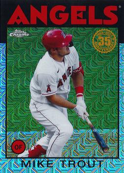 2021 Topps - 1986 Topps Baseball 35th Anniversary Chrome Silver Pack (Series One) #86BC-1 Mike Trout Front