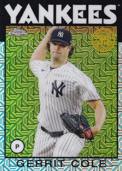2021 Topps - 1986 Topps Baseball 35th Anniversary Chrome Silver Pack (Series One) #86BC-5 Gerrit Cole Front