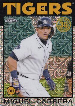 2021 Topps - 1986 Topps Baseball 35th Anniversary Chrome Silver Pack (Series One) #86BC-26 Miguel Cabrera Front