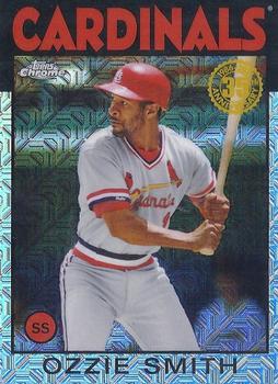 2021 Topps - 1986 Topps Baseball 35th Anniversary Chrome Silver Pack (Series One) #86BC-32 Ozzie Smith Front