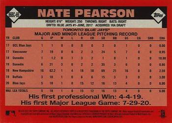 2021 Topps - 1986 Topps Baseball 35th Anniversary Chrome Silver Pack (Series One) #86BC-69 Nate Pearson Back