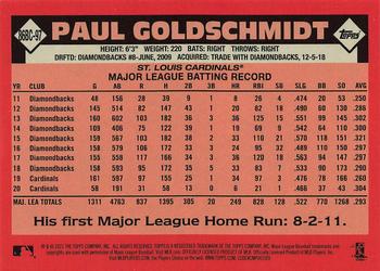 2021 Topps - 1986 Topps Baseball 35th Anniversary Chrome Silver Pack (Series One) #86BC-97 Paul Goldschmidt Back