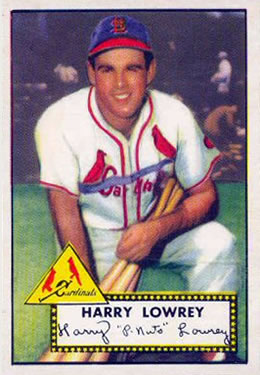1952 Topps #111 Peanuts Lowrey Front