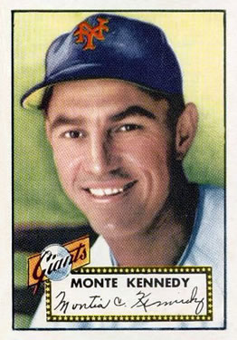 1952 Topps #124 Monte Kennedy Front