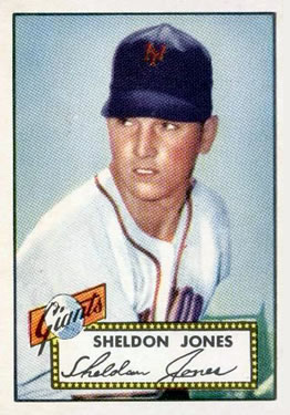 1952 Topps #130 Sheldon Jones Front