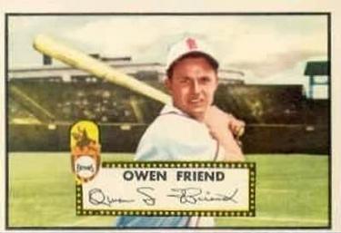 1952 Topps #160 Owen Friend Front