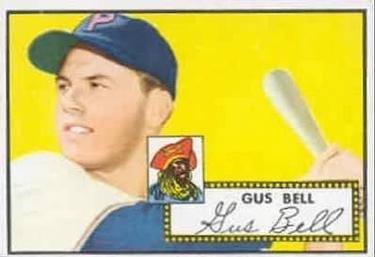 1952 Topps #170 Gus Bell Front