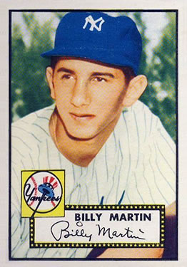 1952 Topps #175 Billy Martin Front