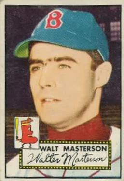 1952 Topps #186 Walt Masterson Front