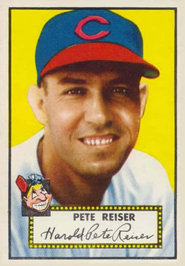 1952 Topps #189 Pete Reiser Front