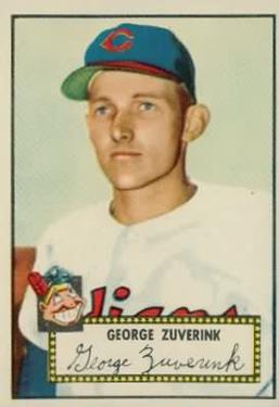 1952 Topps #199 George Zuverink Front