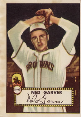 1952 Topps #212 Ned Garver Front