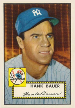 1952 Topps #215 Hank Bauer Front
