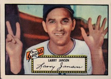 1952 Topps #5 Larry Jansen Front