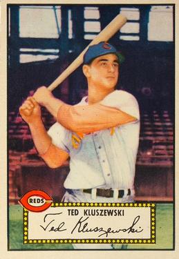 1952 Topps #29 Ted Kluszewski Front