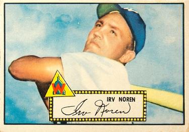 1952 Topps #40 Irv Noren Front