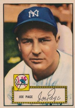 1952 Topps #48 Joe Page Front