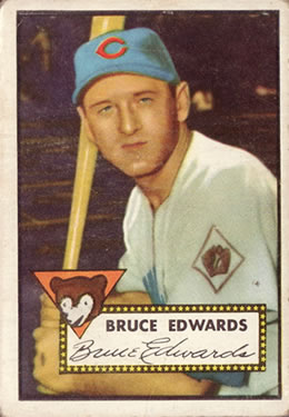 1952 Topps #224 Bruce Edwards Front