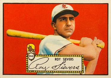 1952 Topps #64 Roy Sievers Front