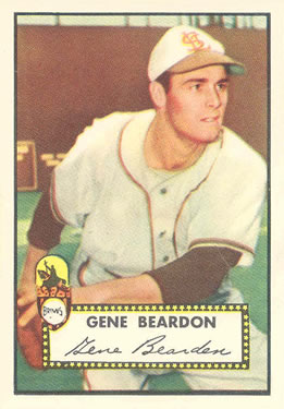 1952 Topps #229 Gene Bearden Front