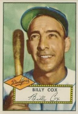 1952 Topps #232 Billy Cox Front