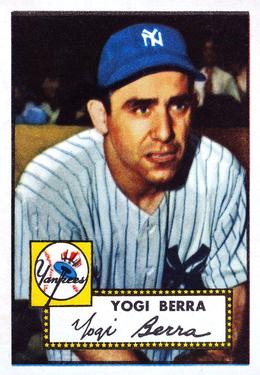1952 Topps #191 Yogi Berra Front