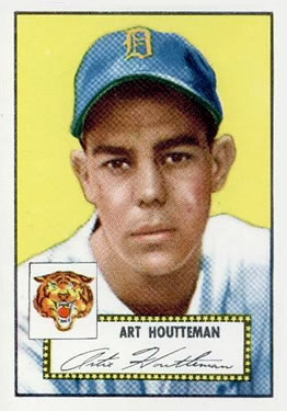 1952 Topps #238 Art Houtteman Front