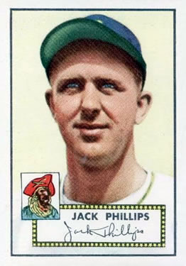 1952 Topps #240 Jack Phillips Front