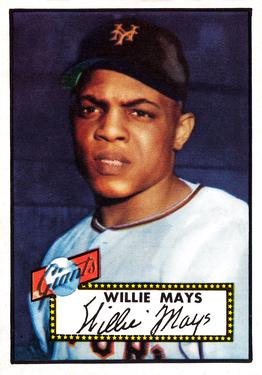 1952 Topps #261 Willie Mays Front