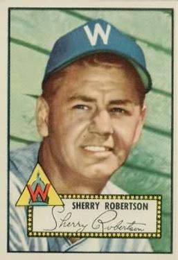 1952 Topps #245 Sherry Robertson Front