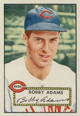 1952 Topps #249 Bobby Adams Front